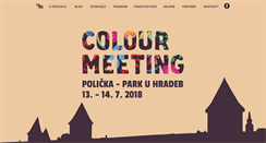 Desktop Screenshot of colourmeeting.cz