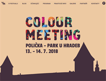 Tablet Screenshot of colourmeeting.cz